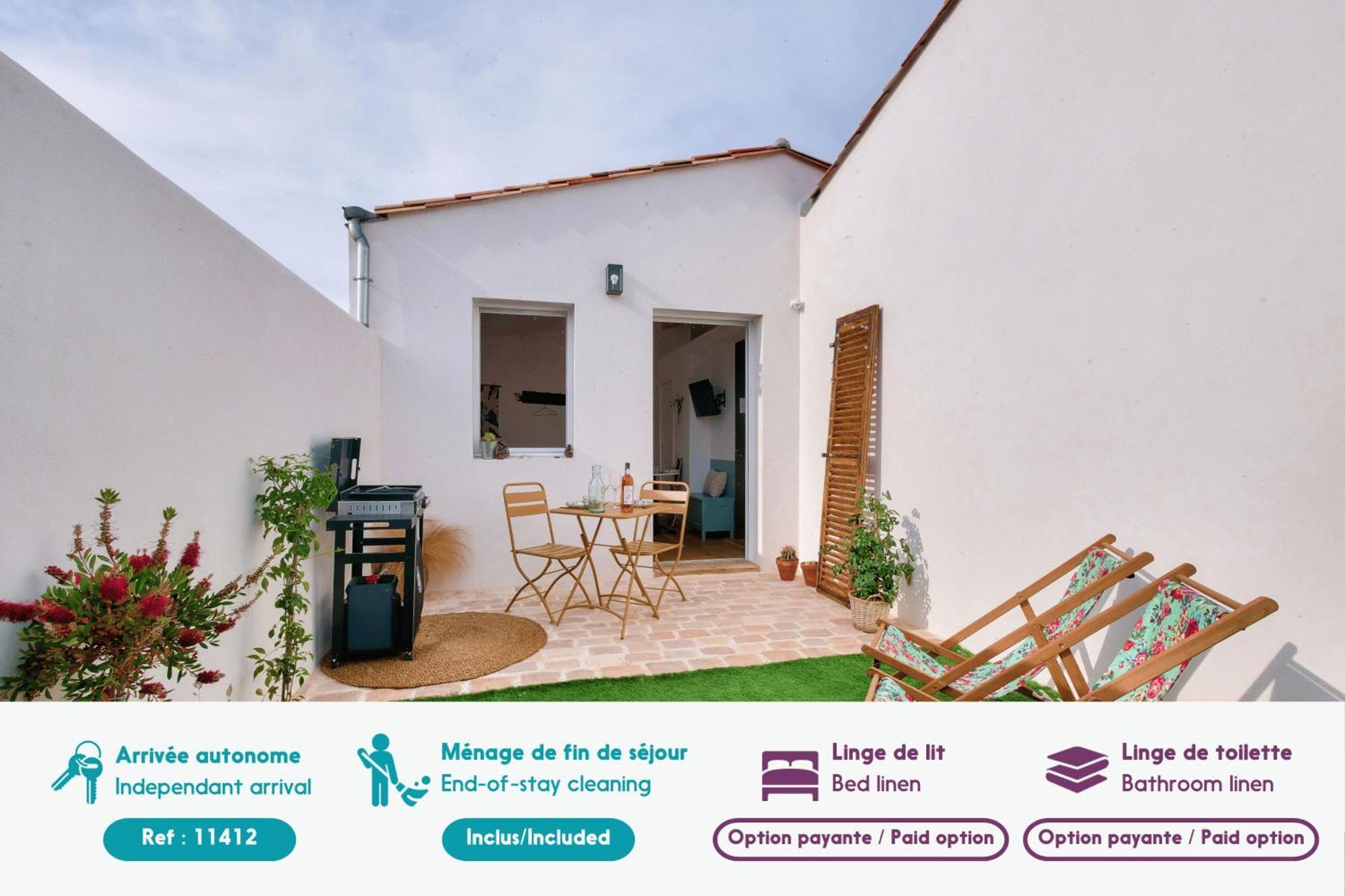 Studio Avec Terrasse A 250 Metres Du Port Rivedoux-Plage Exterior foto